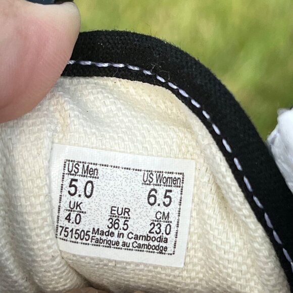 Vans Old Skool Cow Multi Camo Animal Print Low Top Sneakers Size 6.5 - Picture 7 of 7